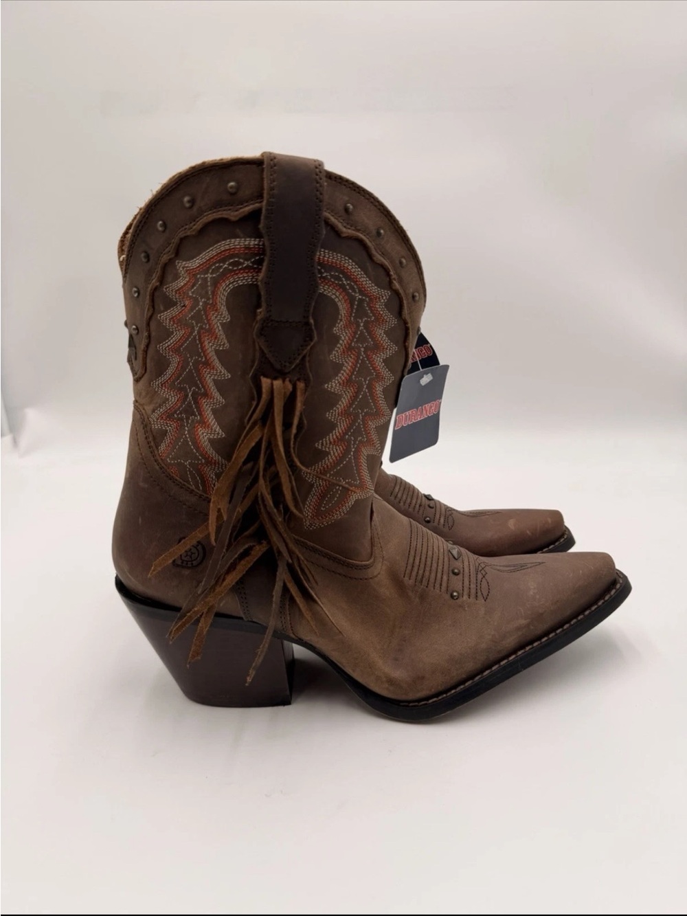Durango Fringe Western Cowboy Boots - Brown
